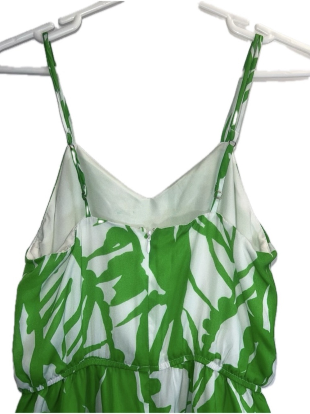 Lilly Pulitzer Boom Boom Sleeveless Summer Tropical Jumpsuit Green White Small - Picture 8 of 13